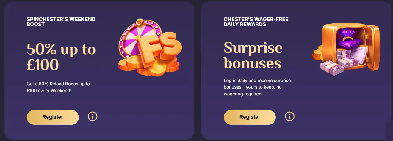 Weekend Boost, 50% up to £100 with promo code BOOST50